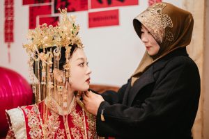 婚礼仪式温馨场景