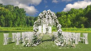 青茵花嫁婚礼花艺细节2