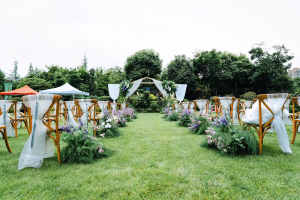 草坪婚礼全景