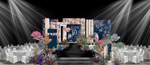 缪斯花园婚礼仪式区花墙细节