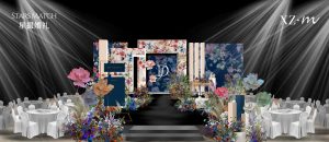 缪斯花园婚礼仪式区logo花饰