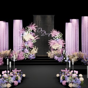 堇色恋曲婚礼仪式区全景