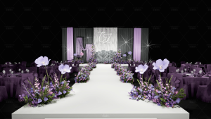 紫色之约婚礼仪式区