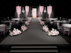 梦影轻纱婚礼通道场景