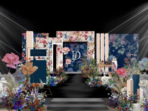 缪斯花园婚礼仪式区繁花延伸场景