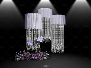 紫色之约婚礼通道