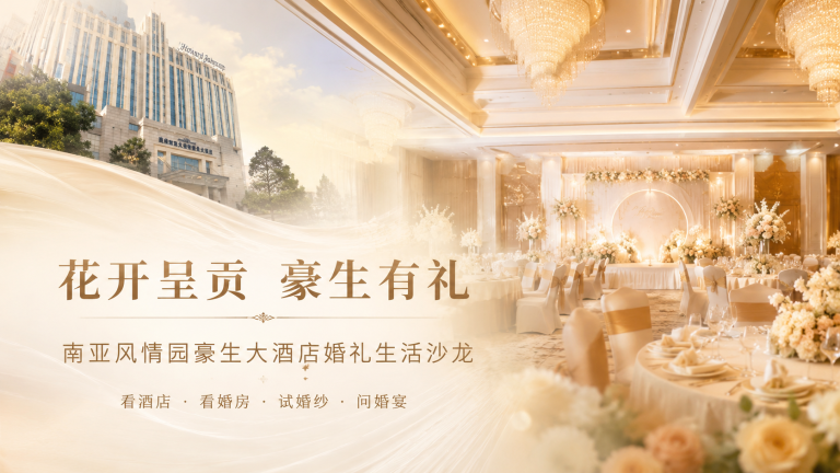 南亚风情园豪生大酒店婚礼生活沙龙
